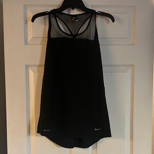 Nike Women's Black Dri-FIT Tank Top